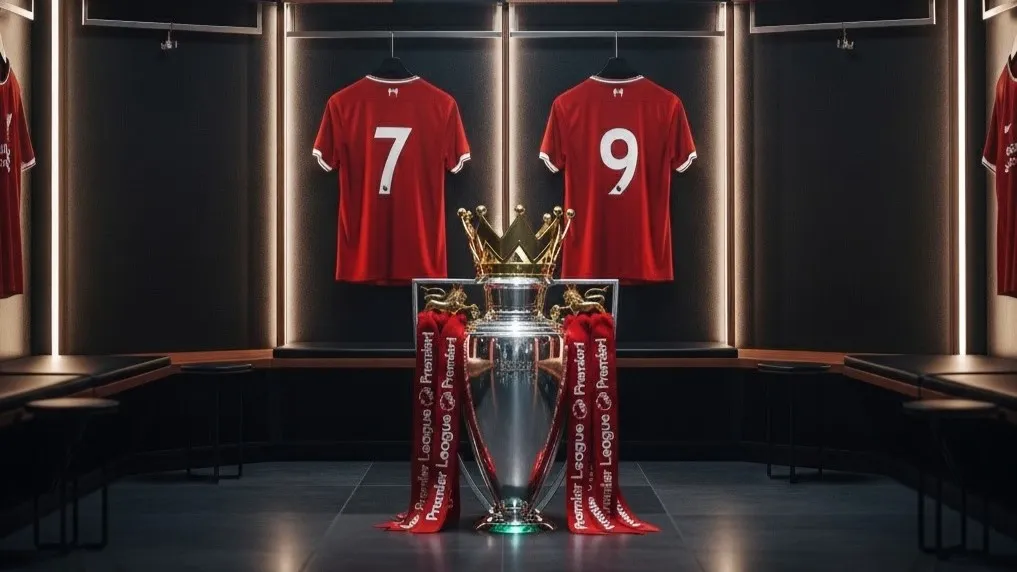 Stroje Liverpool FC z nr 7 i nr 9